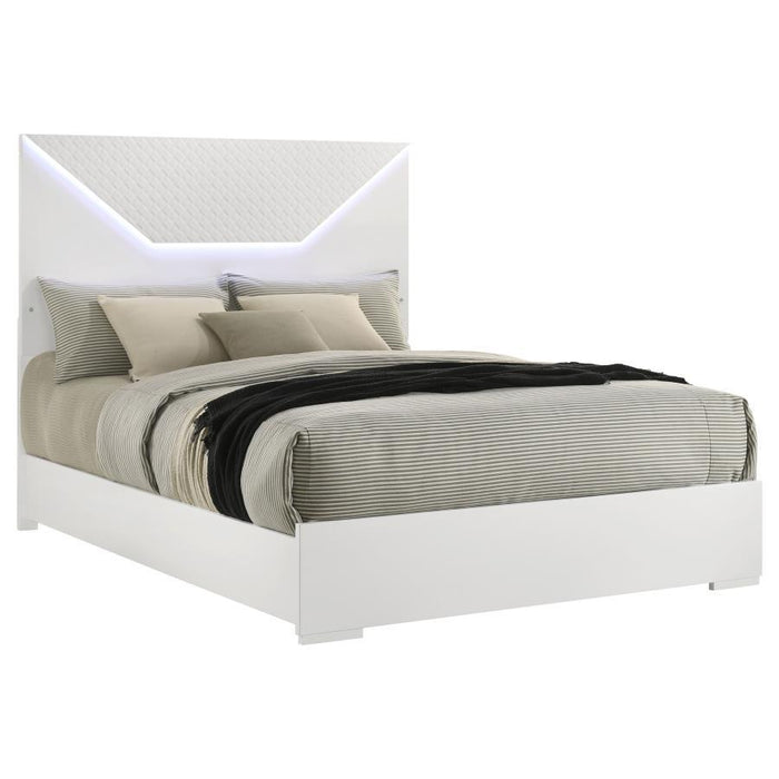 Ives - Panel Bed LED Headboard - Simple Home Plus