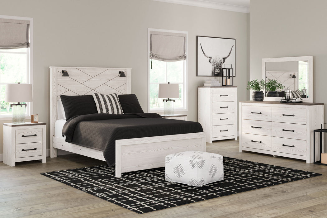 Gerridan - Panel Bedroom Set With Sconces - Simple Home Plus