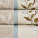 Serene - Jacquard 6 Piece Towel Set - Blue - Simple Home Plus