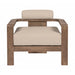 Relic - Outdoor Patio Chair - Weathered Eucalyptus / Taupe - Simple Home Plus