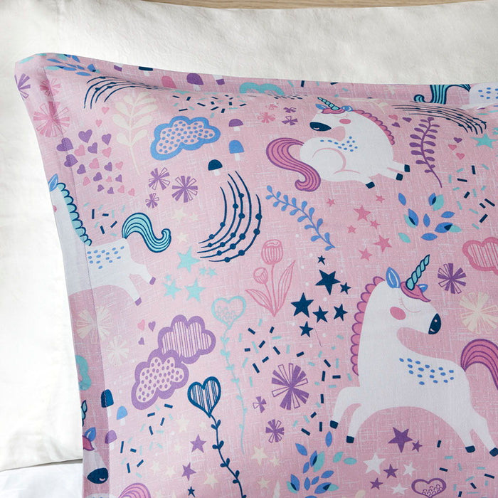 Lola - Unicorn Duvet Cover Set - Pink