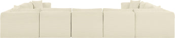 Shaggy - 9 Piece Modular U-Shaped Sectional - Simple Home Plus