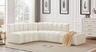 Arc - Velvet 5 Piece Corner Modular Sofa - Simple Home Plus