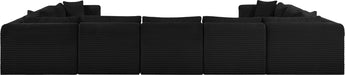 Shaggy - 9 Piece Modular U-Shaped Sectional - Simple Home Plus