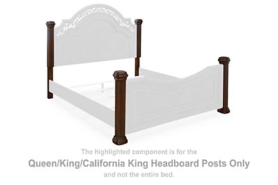 Lavinton - Queen/ King/ California King Headboard Posts - Brown - Simple Home Plus