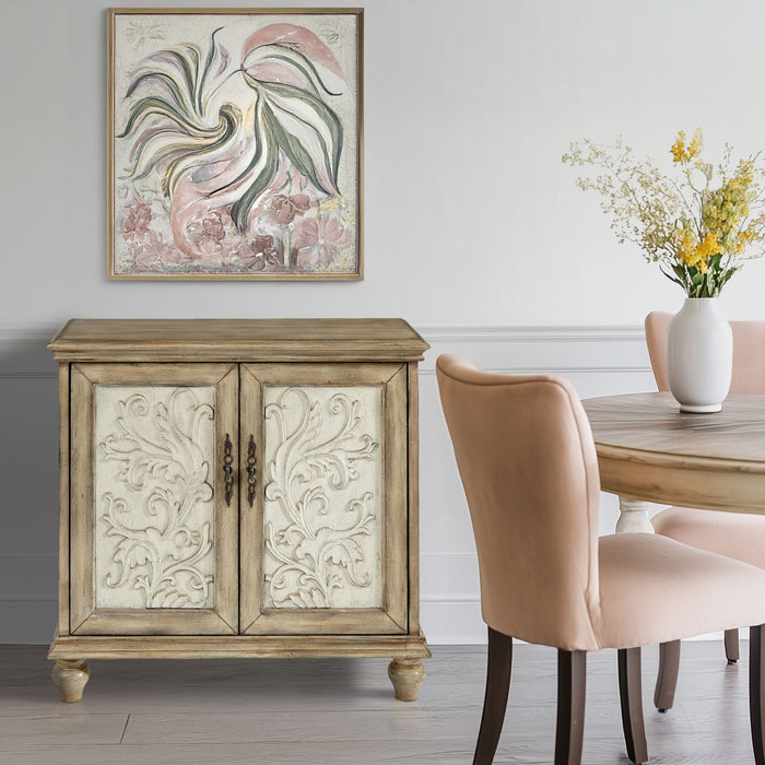 Driscoll - 2 Door Cabinet - Reclaimed Natural - Simple Home Plus