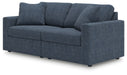Modmax - Ink - 2-Piece Sectional Loveseat - Fabric - Simple Home Plus