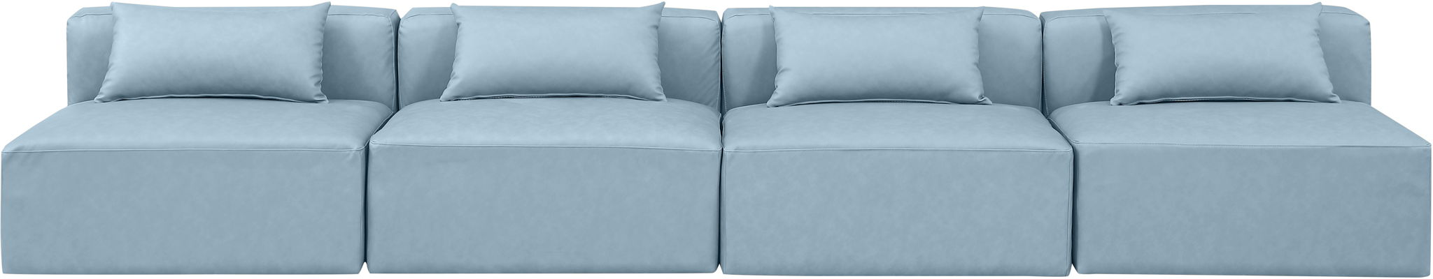 Cube - Modular 4 Seat Armless Sofa - Simple Home Plus