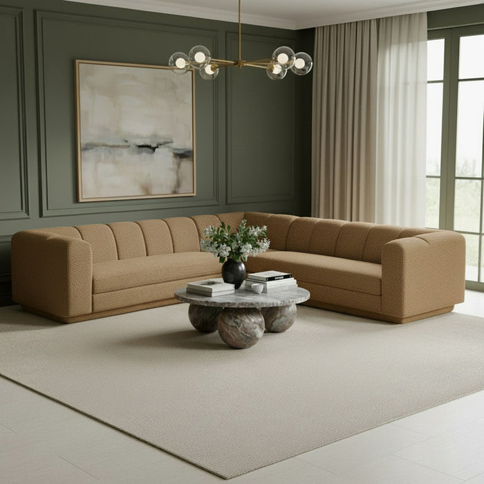 Modari - Sectional - Brown - Simple Home Plus
