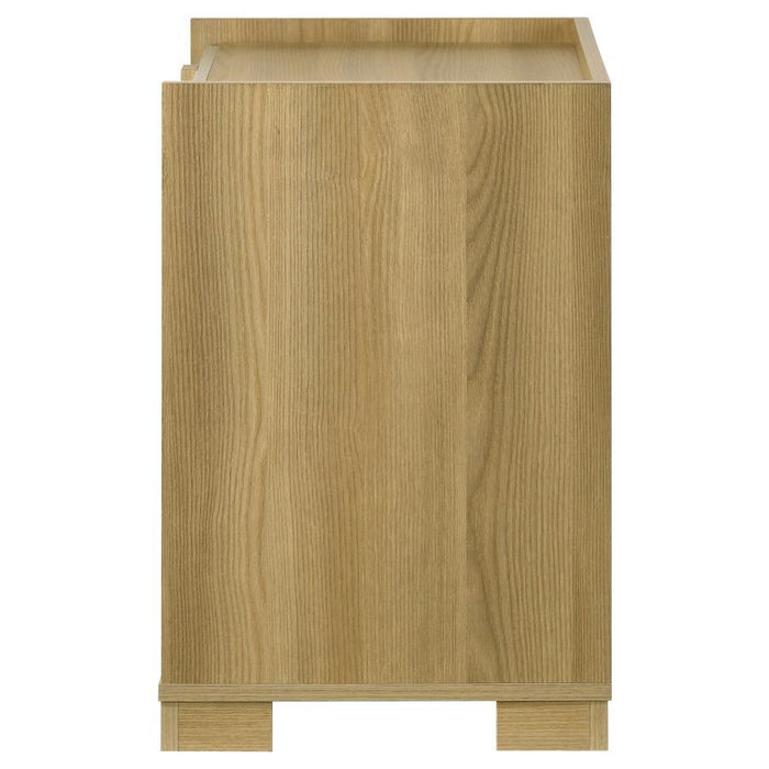 Hyland - 2-Drawer Nightstand Bedside Table - Natural - Simple Home Plus