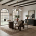 Caldra - Oak Veneer And Solid Wood Dining Table - Simple Home Plus