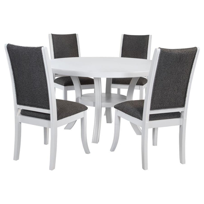 Judd - Round Wood Dining Table Set - Simple Home Plus