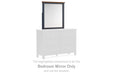 Landocken - Bedroom Mirror - Brown / Blue - Simple Home Plus
