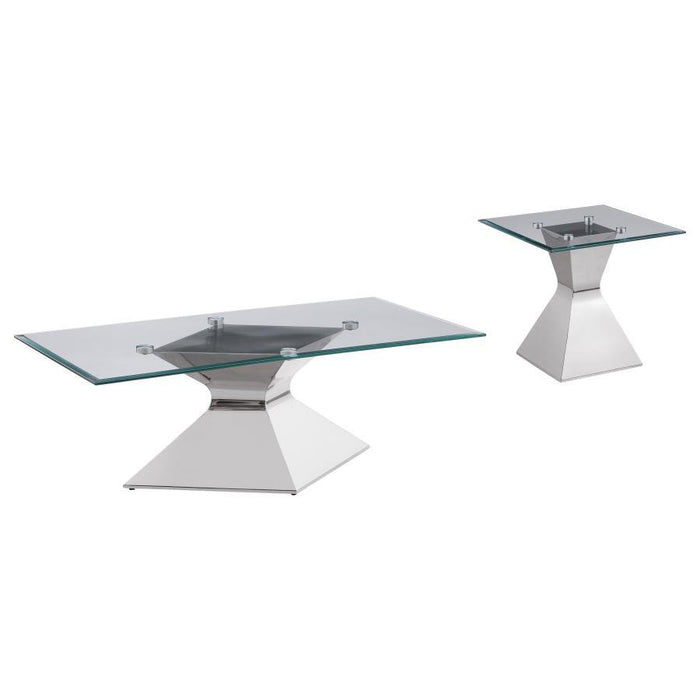 Jenny - Rectangular Coffee Table Set - Simple Home Plus