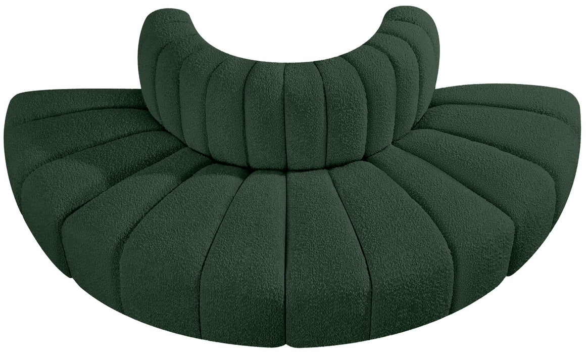 Arc - Boucle Fabric 4 Piece Modular Sofa - Simple Home Plus
