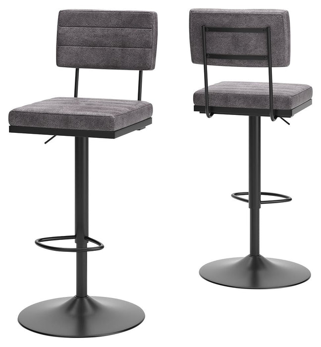 Strumford - Tall Swivel Barstool (Set of 2) - Simple Home Plus