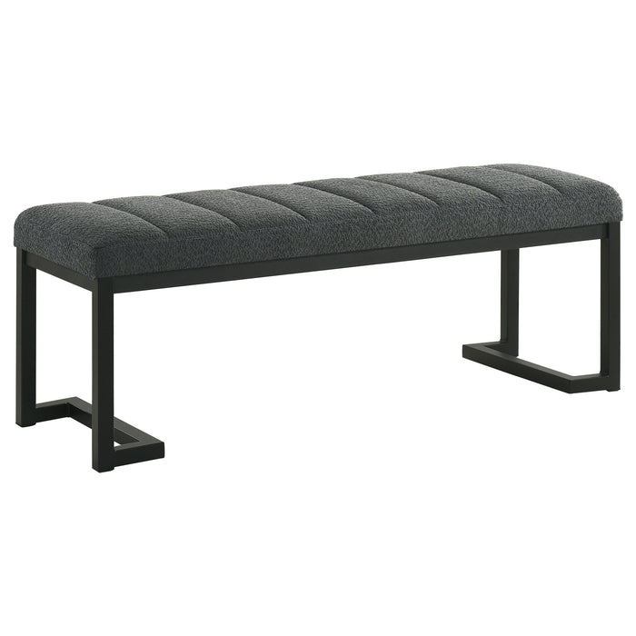 Mesa - Boucle Upholstered Tufted Accent Bench - Simple Home Plus