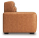 Modero - 2-Piece Power Reclining Sectional Loveseat - Toffee - Simple Home Plus