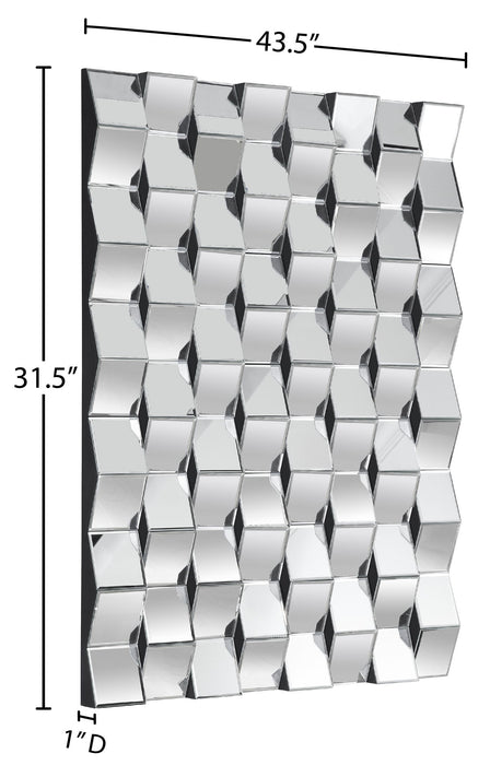 Ziggy - Mirror - Pearl Silver - Simple Home Plus