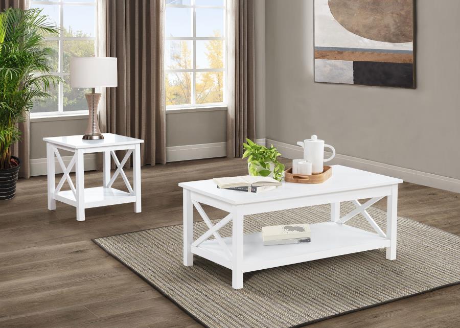 Skyview - Rectangular Lift Top Coffee Table Set - Simple Home Plus