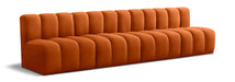 Arc - Velvet 4 Seats Modular Sofa - Simple Home Plus