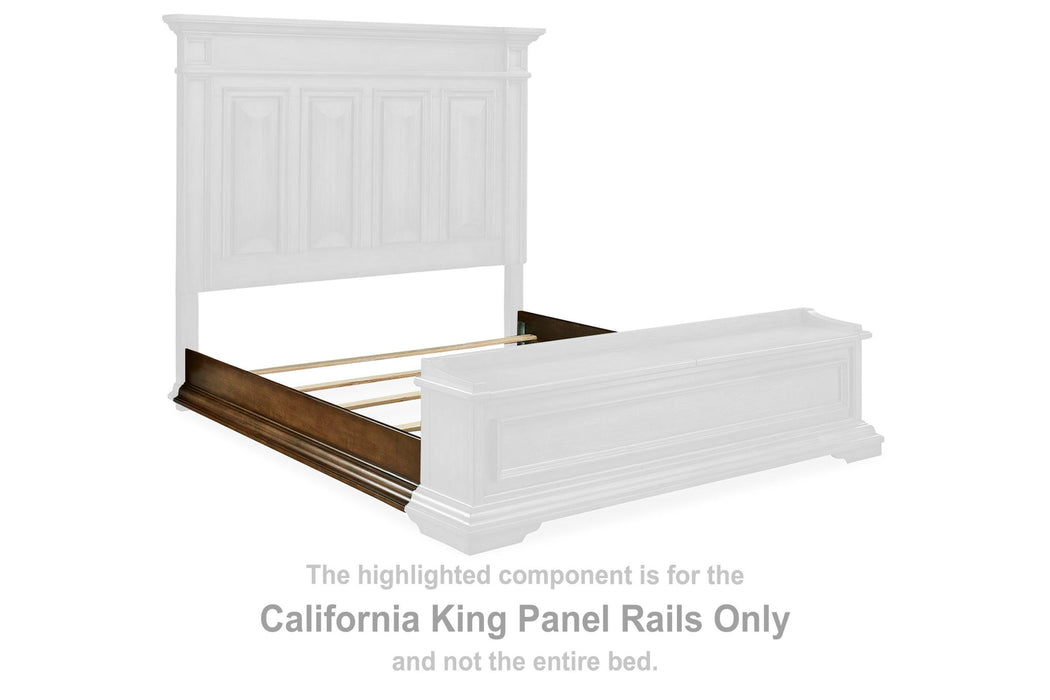 Frantanna - California King Panel Rails - Brown - Simple Home Plus