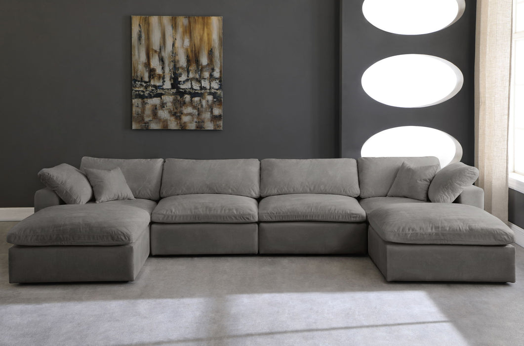 Cozy - 6 Piece Modular Double Chaise Sectional - Simple Home Plus