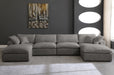 Cozy - 6 Piece Modular Double Chaise Sectional - Simple Home Plus