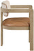 Ravina - Upholstered Dining Chair With Stained Natural Base (Set of 2) - Simple Home Plus