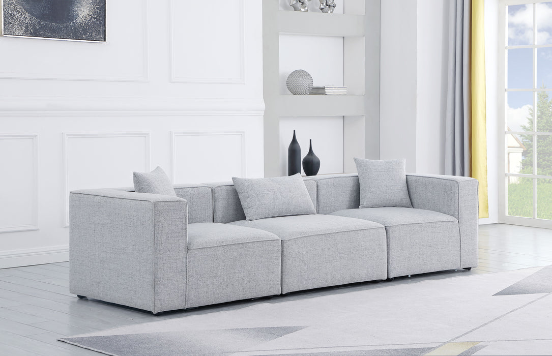 Cube - Linen Modular 3 Seat Sofa - Simple Home Plus