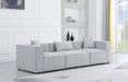 Cube - Linen Modular 3 Seat Sofa - Simple Home Plus