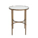 Lia - Oval Accent Table - Antique Bronze - Simple Home Plus
