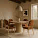Varinelle - Velvet Dining Chair (Set of 2) - Natural Frame - Simple Home Plus
