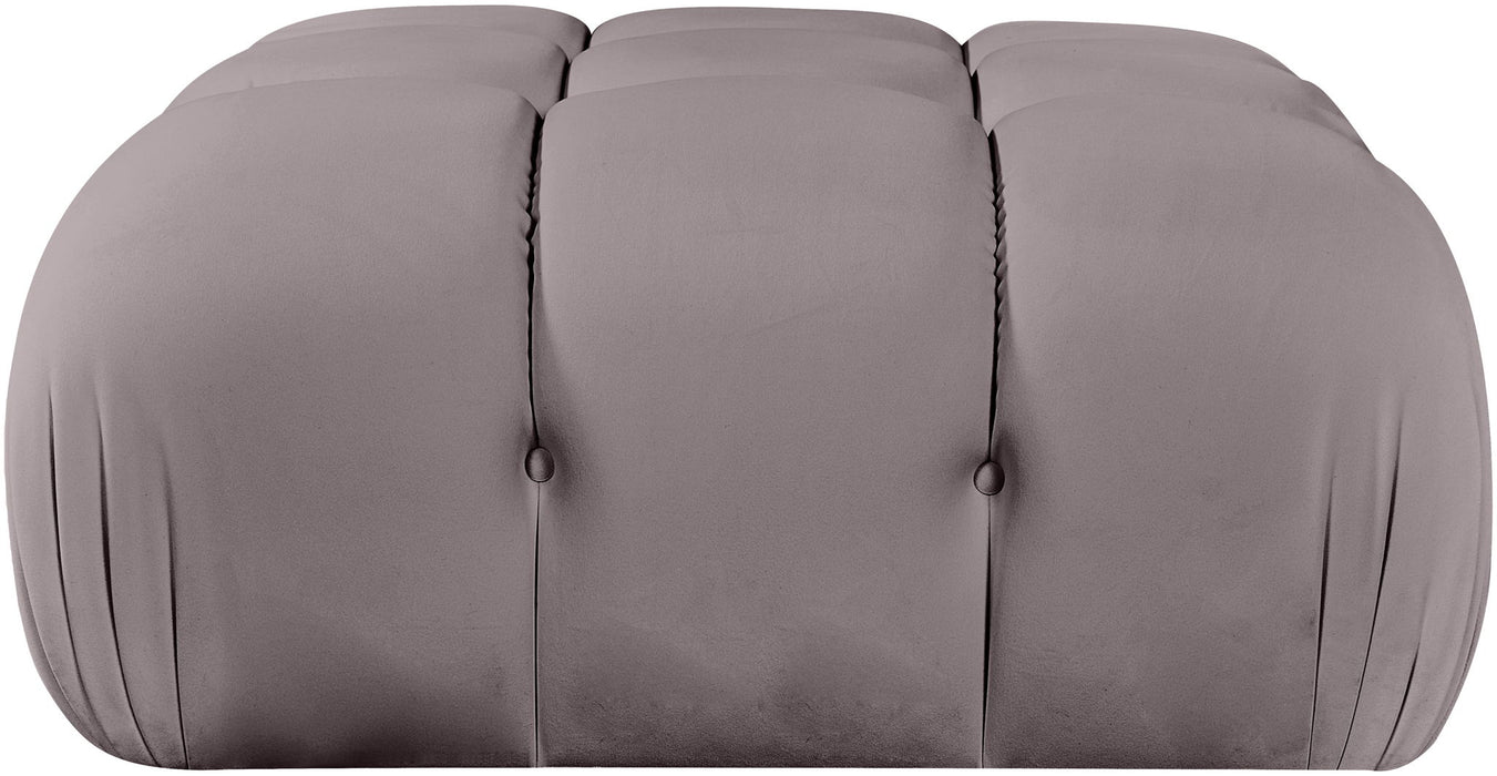 Orin - Velvet Performance Fabric Upholstered Modular Ottoman