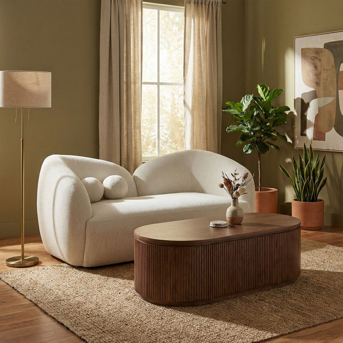 Elowen - Fabric Upholstered Loveseat - Simple Home Plus
