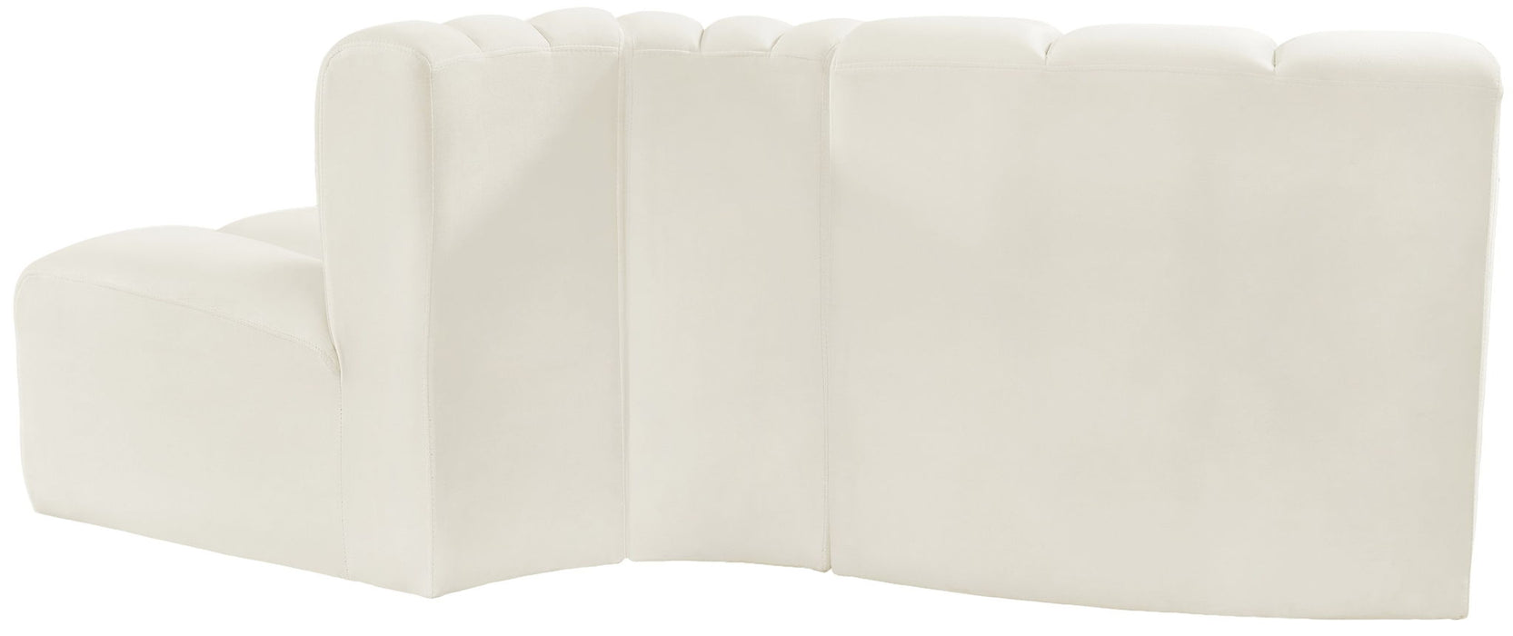 Arc - Velvet 3 Piece Modular Sofa - Simple Home Plus