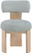 Atelier - Vegan Leather Upholstered Dining Chair (Set of 2) - Painted Natural Frame - Simple Home Plus