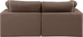 Comfy - Faux Leather Modular Sofa 2 Seats - Simple Home Plus