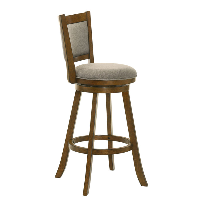 Aiden - Modern Farmhouse Swivel Wood Bar Height Kitchen Bar Stool - Simple Home Plus