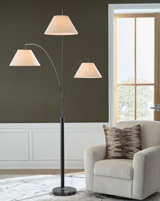 Gibbswellner - Metal Arc Lamp - Black - Simple Home Plus