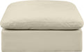 Comfy - Faux Leather Ottoman - Simple Home Plus