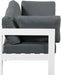 Nizuc - Outdoor Patio 2 Seat Modular Sofa With White Frame - Simple Home Plus