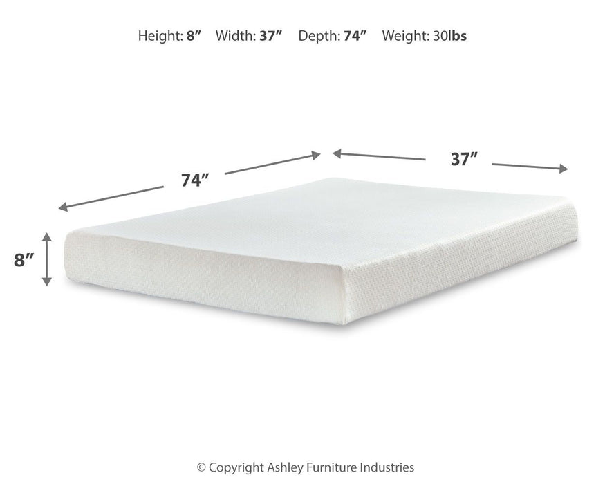 Chime 8 Inch Memory Foam - Medium Memory Foam Mattress - Simple Home Plus