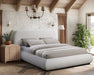 Vaughn - Chenille Bed With Black Base - Simple Home Plus
