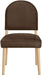 Varinelle - Velvet Dining Chair (Set of 2) - Natural Frame - Simple Home Plus