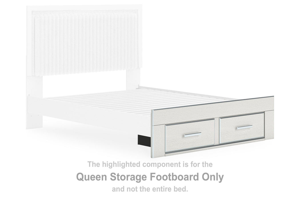 Zuraleus - Queen Storage Footboard - White - Simple Home Plus