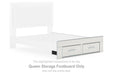 Zuraleus - Queen Storage Footboard - White - Simple Home Plus