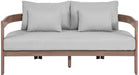 Newport - Water Resistant Fabric 65" Upholstered Outdoor Patio Loveseat - Simple Home Plus