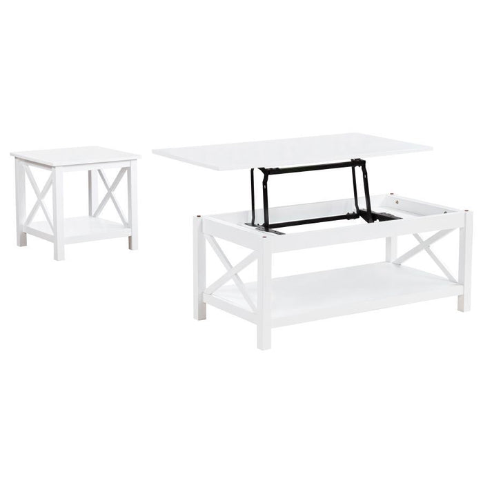 Skyview - Rectangular Lift Top Coffee Table Set - Simple Home Plus