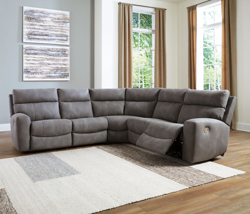 Next-gen Durapella - Power Reclinering Sectional Set - Simple Home Plus